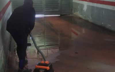Limpieza inundación