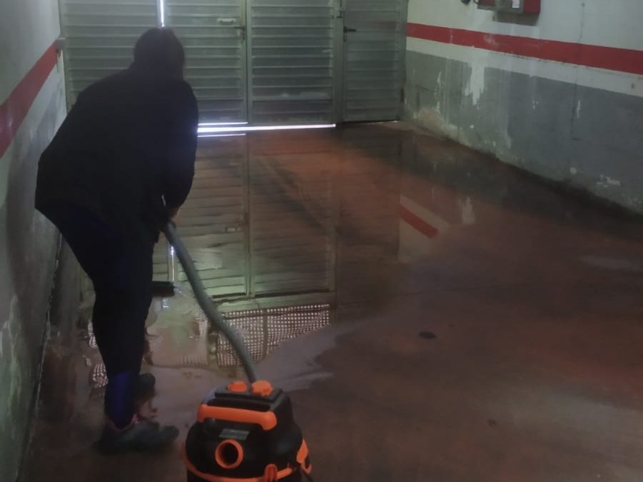 Limpieza inundación
